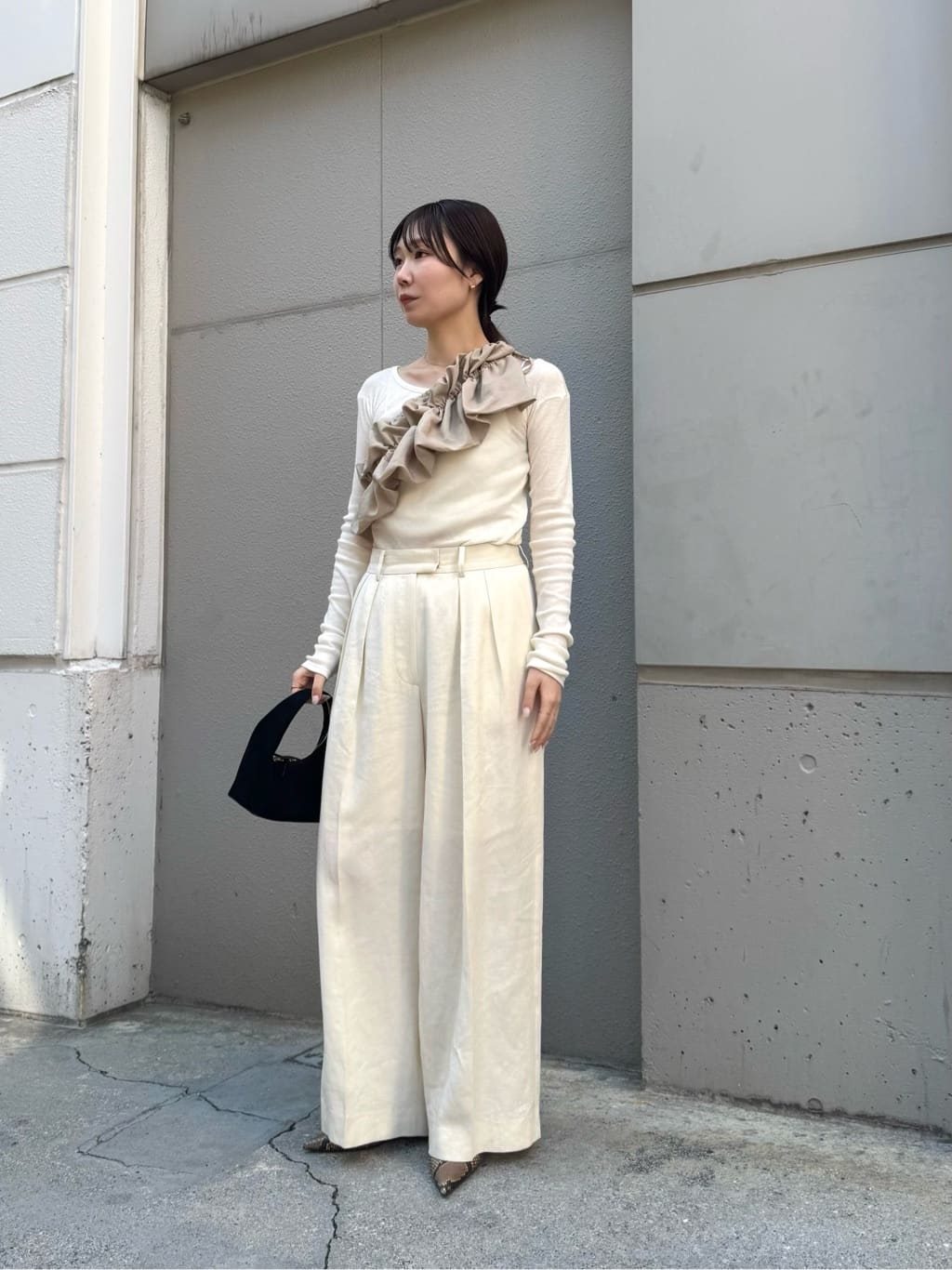 GALLARDAGALANTEの【PEAS】ガーゼテレコプルオーバーを使ったコーディネートを紹介します。｜Rakuten Fashion(楽天ファッション／旧楽天ブランドアベニュー)6944904
