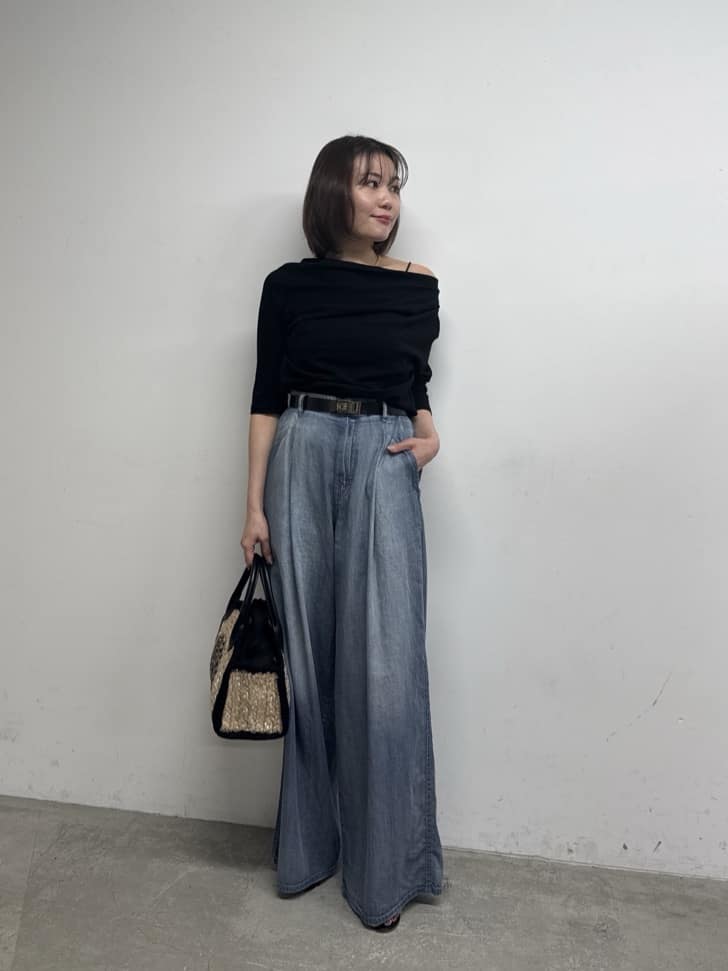 GALLARDAGALANTEの【2WAY】ハーフスリーブカットソーを使ったコーディネートを紹介します。｜Rakuten Fashion(楽天ファッション／旧楽天ブランドアベニュー)6945993