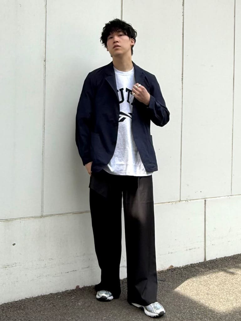 FREAK’S STOREの【Exclusive】 Reebok×NAUTICA ダブルネーム アーチロゴ クルーネックTシャツ ショートスリーブ 25AWを使ったコーディネートを紹介します。｜Rakuten Fashion(楽天ファッション／旧楽天ブランドアベニュー)6946365