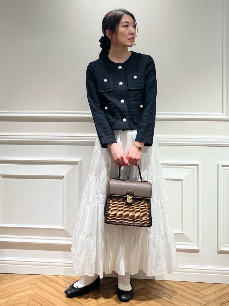 DRESSTERIOR | ブラックファンシーツイードジャケット | Rakuten