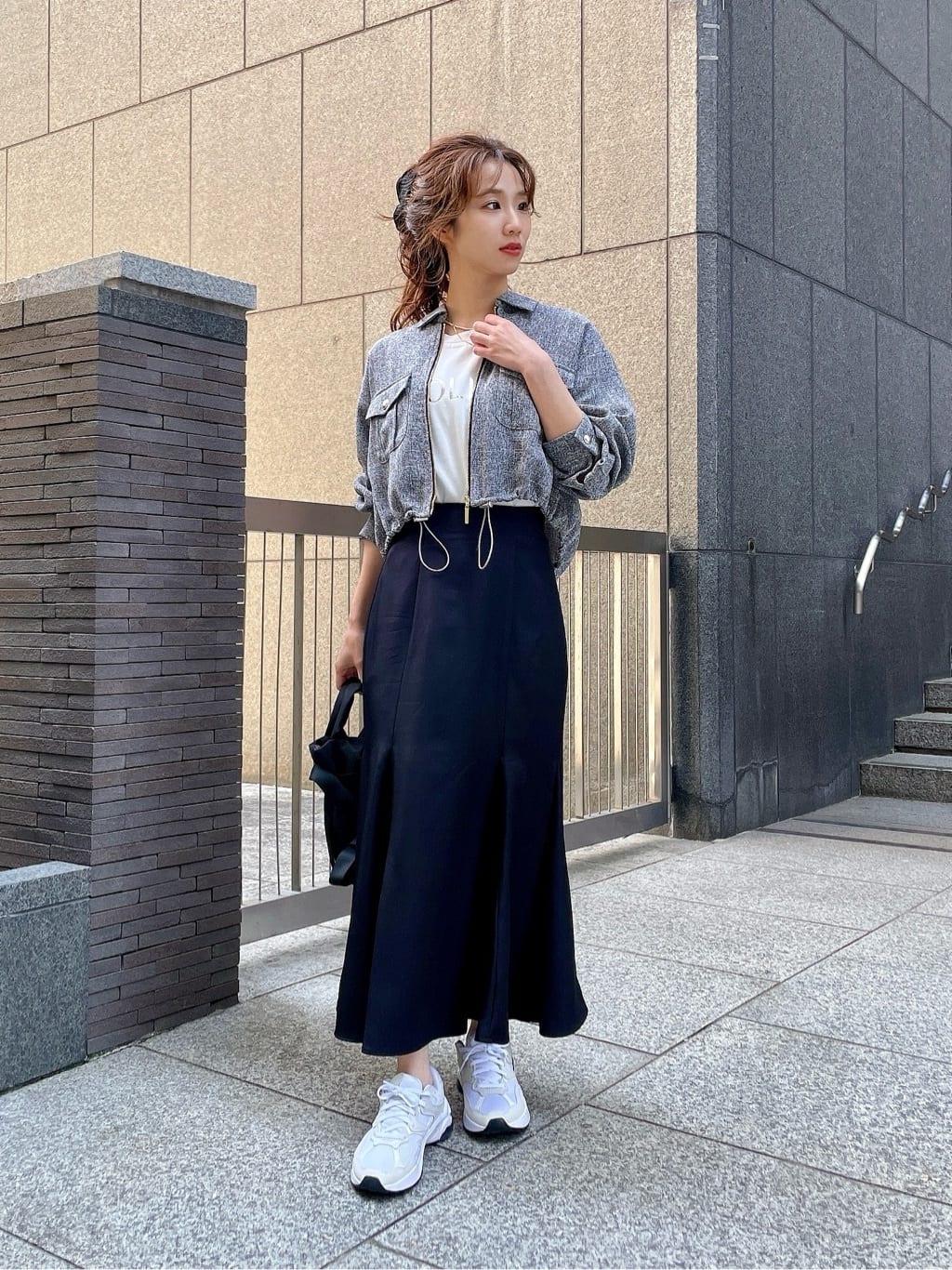 PROPORTION BODY DRESSINGのスプリングツイードブルゾン 26SSを使ったコーディネートを紹介します。｜Rakuten Fashion(楽天ファッション／旧楽天ブランドアベニュー)6946565