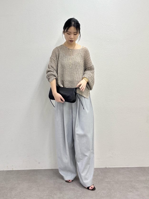 GALLARDAGALANTEのダブルタックカーブスラックスを使ったコーディネートを紹介します。｜Rakuten Fashion(楽天ファッション／旧楽天ブランドアベニュー)6948296