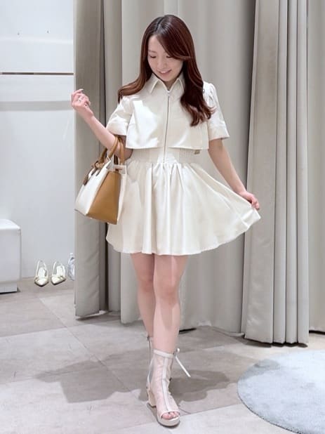 rienda | バストディティールフレアミニワンピース | Rakuten Fashion