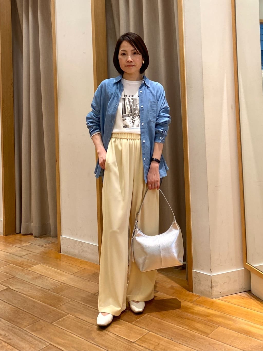 FREDY & GLOSTER | コットンボイルシアーデニムシャツ | Rakuten