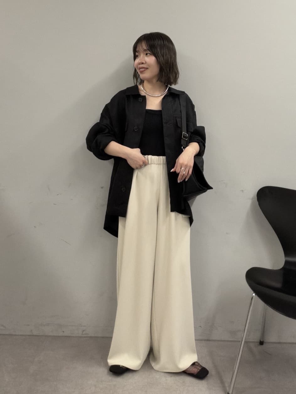 GALLARDAGALANTEの【手洗い可】リブニットキャミソールを使ったコーディネートを紹介します。｜Rakuten Fashion(楽天ファッション／旧楽天ブランドアベニュー)6950636