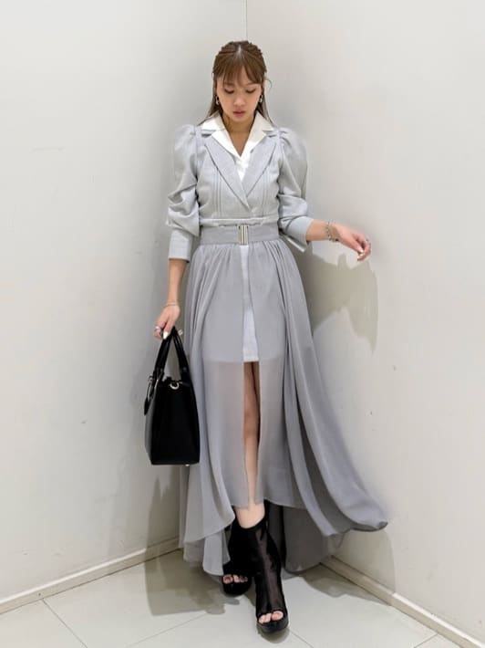 rienda | 2WAYテーラーWカラーワンピース | Rakuten Fashion(楽天
