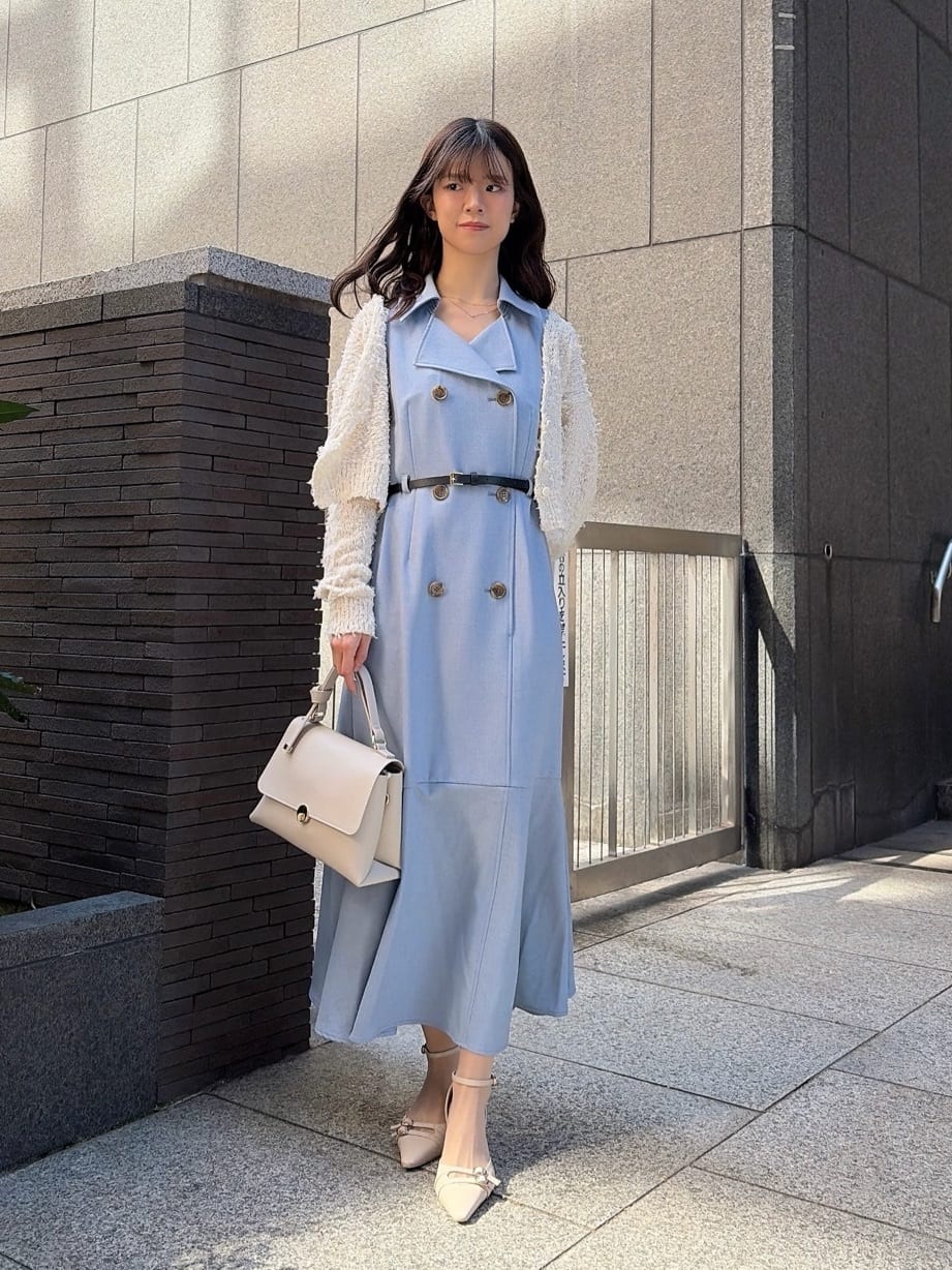 PROPORTION BODY DRESSINGのトレンチジャンスカワンピース 26SSを使ったコーディネートを紹介します。｜Rakuten Fashion(楽天ファッション／旧楽天ブランドアベニュー)6952409