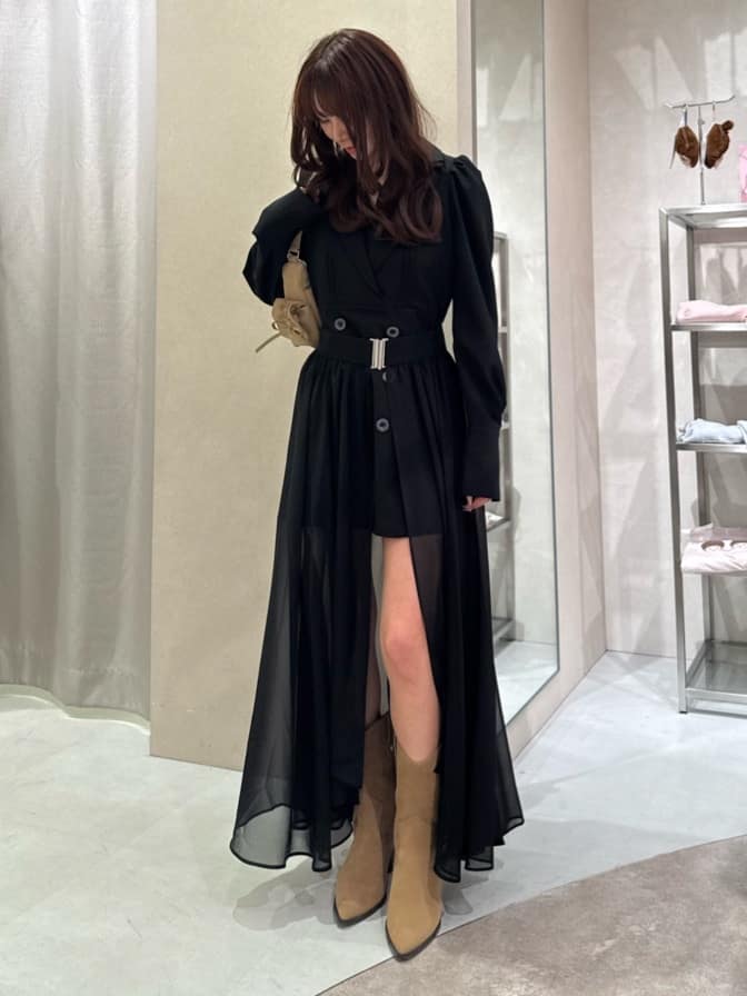 rienda | 2WAYテーラーWカラーワンピース | Rakuten Fashion(楽天
