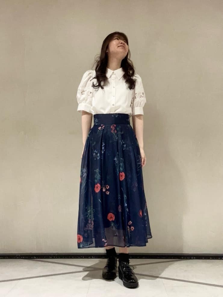 SWINGLE | シアーボタニカルフラワースカート | Rakuten Fashion(楽天