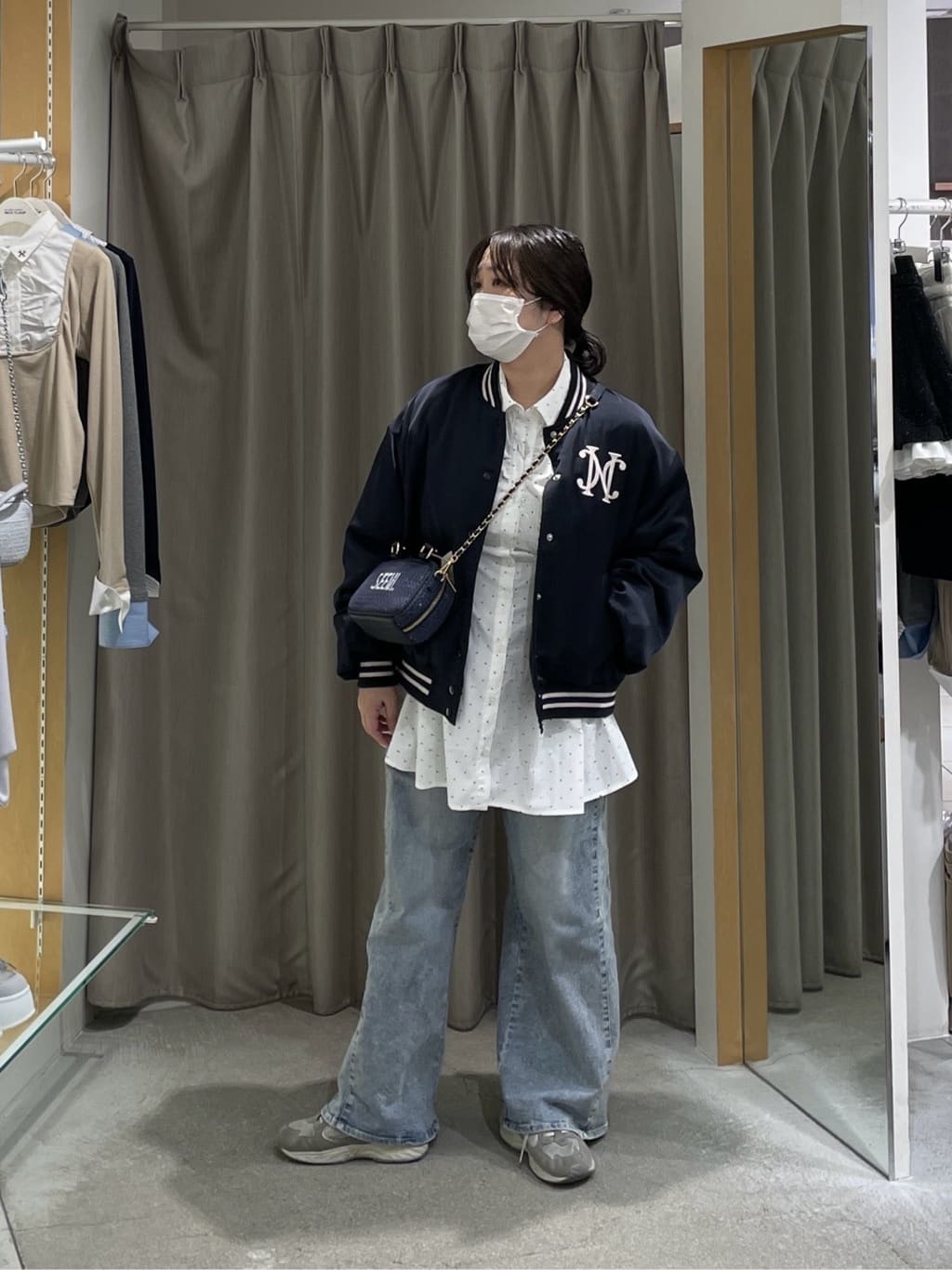 one after another NICE CLAUP | ロゴ入りスカジャン | Rakuten