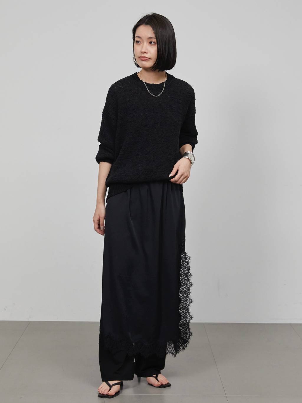 Curensology | 2WAYレーススリットスカート | Rakuten Fashion(楽天