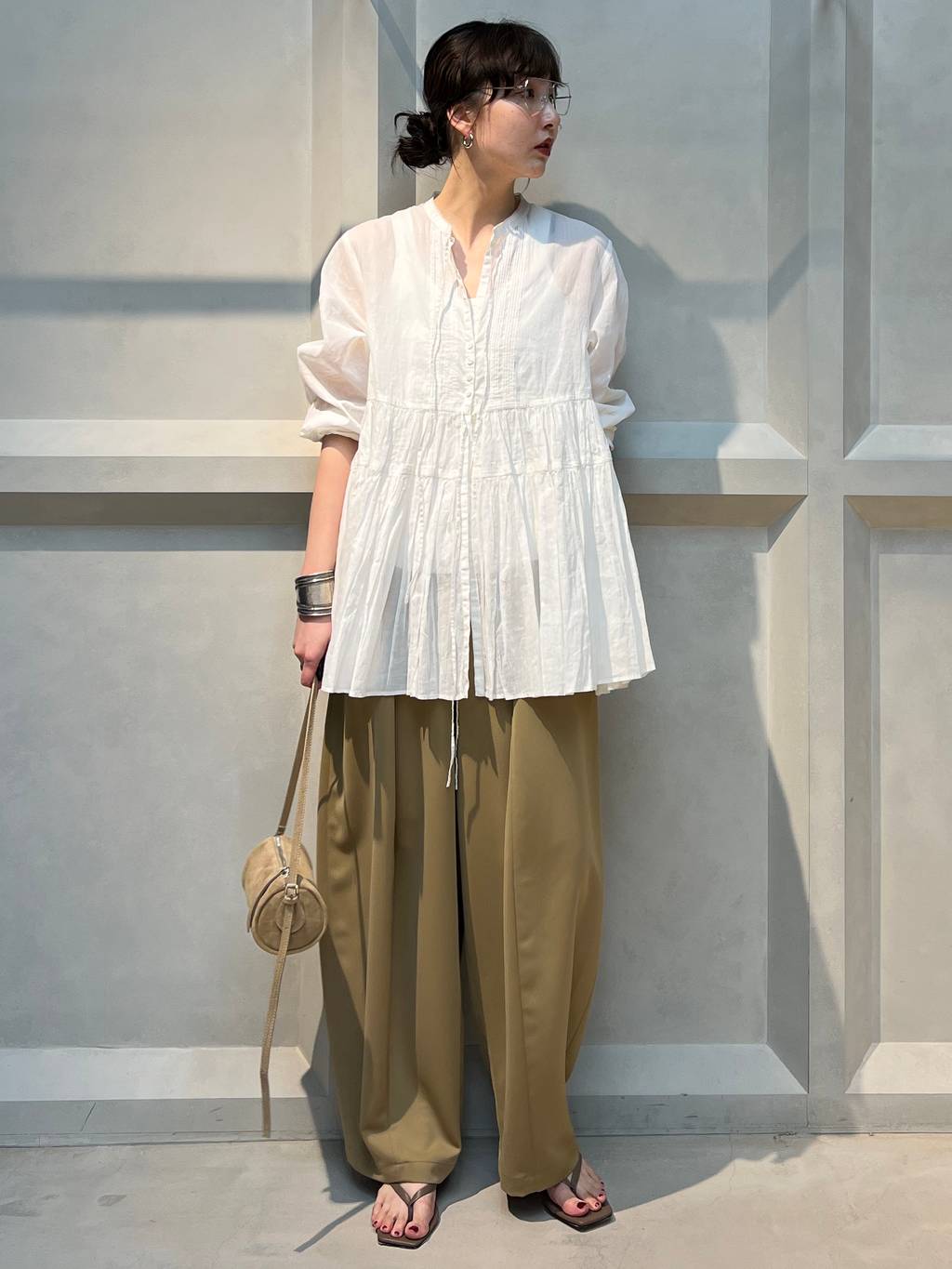Curensology | オーガンギャザーブラウス | Rakuten Fashion(楽天