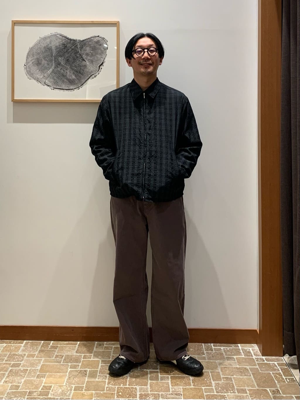 UNITED ARROWS LTD. OUTLET | 米沢 シアーチェック ジップブルゾン