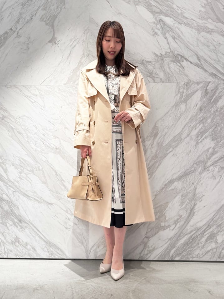 ANAYI | スカーフプリントボウタイ ワンピース | Rakuten Fashion(楽天