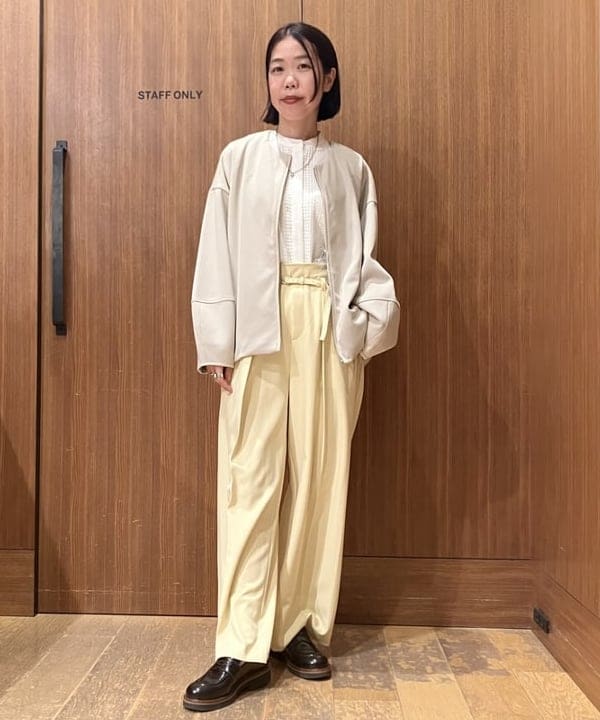 BEAMS HEART | 【4/23新規値下げ】【洗濯可】ノーカラー コクーン