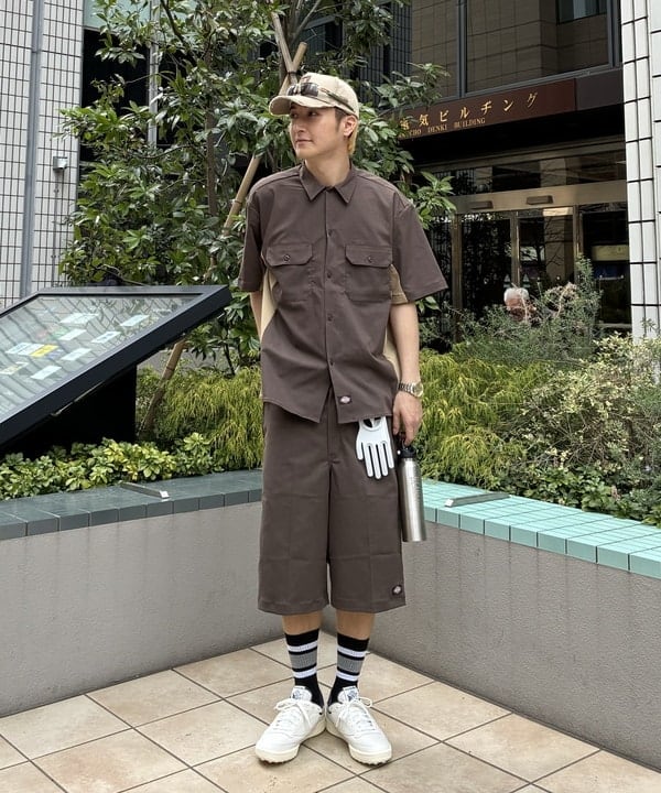 BEAMS GOLF | 【別注】Dickies / バイカラー ゴルフ ワークシャツ
