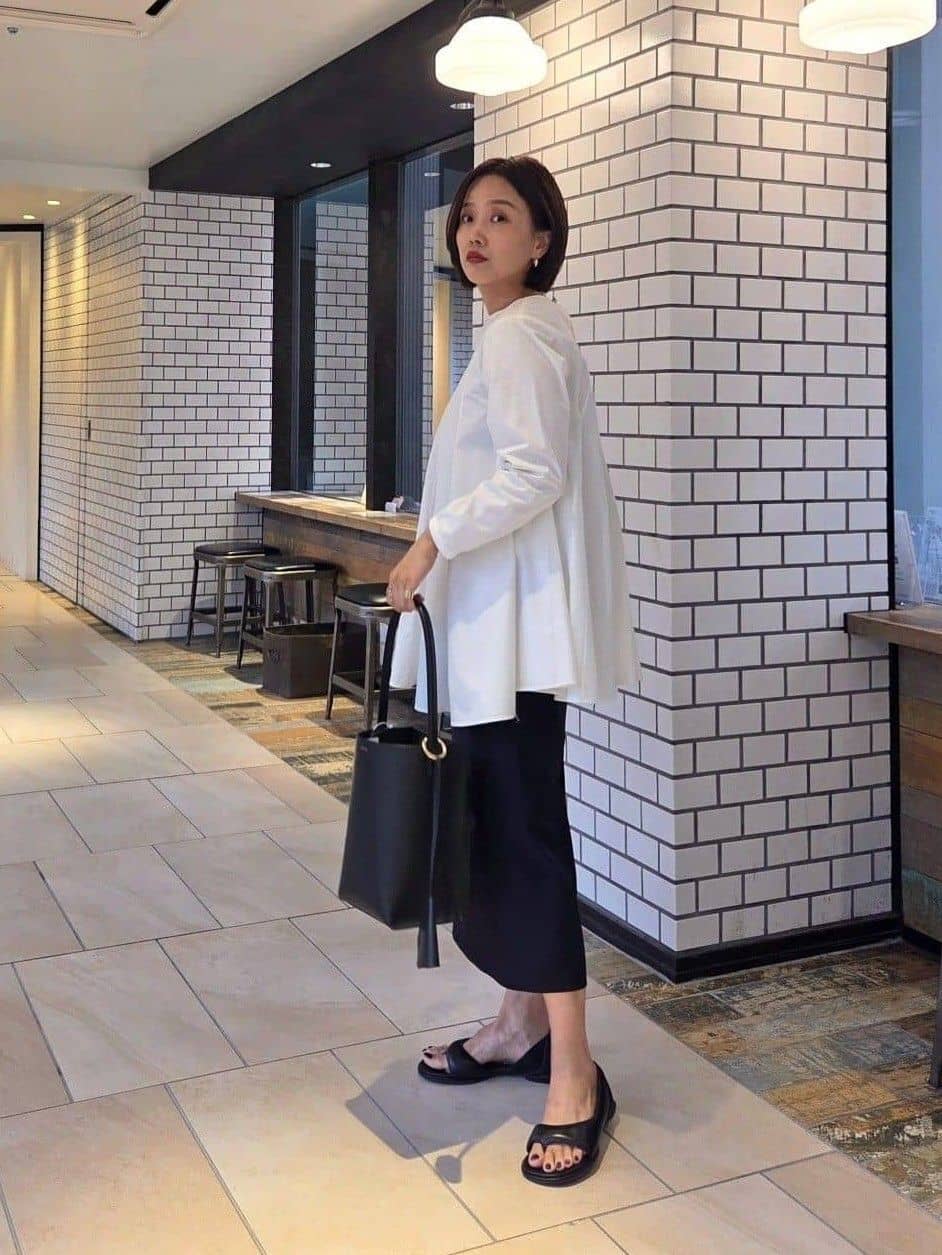 UNITED ARROWS | バイアス フレア チュニック ブラウス