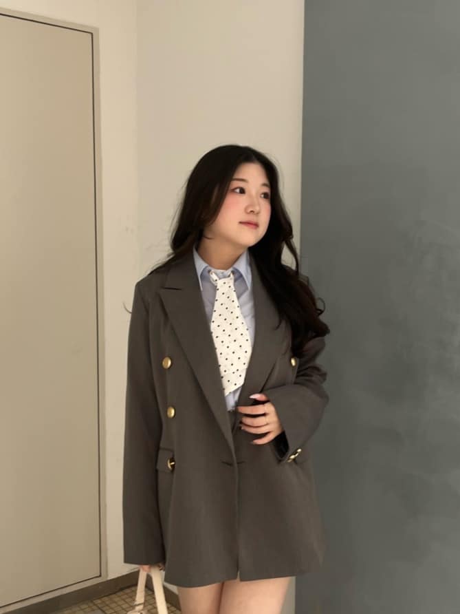 rienda | ピークドラペルダブルテーラードジャケット | Rakuten