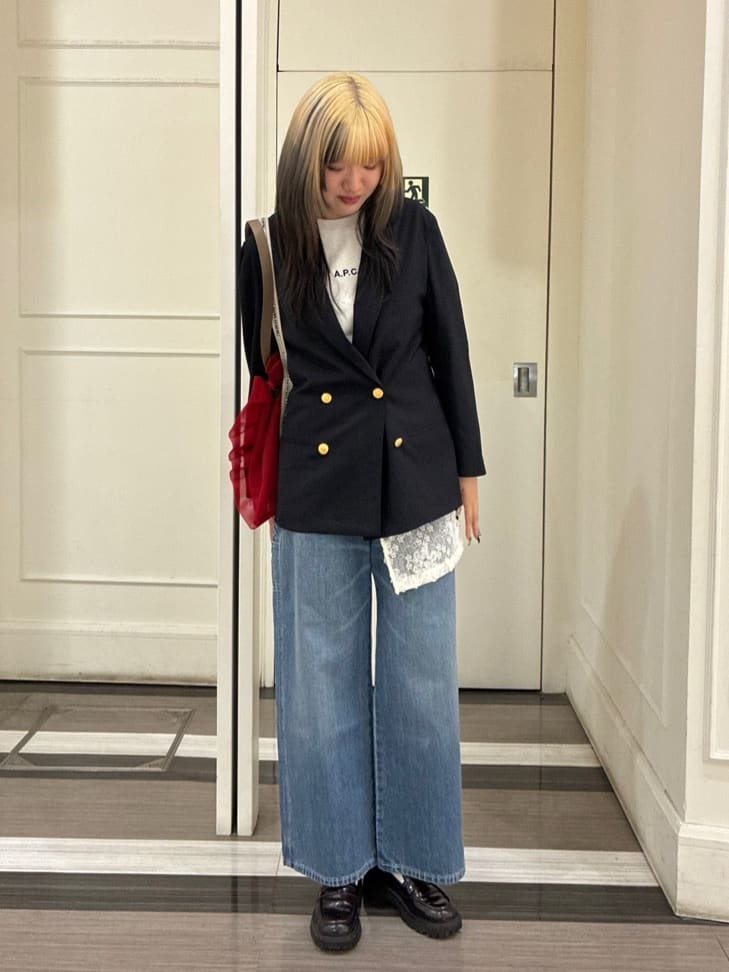 FREAK’S STOREのDOUBLE-BREASTED JACKET/ダブルブレストジャケット アウターを使ったコーディネートを紹介します。｜Rakuten Fashion(楽天ファッション／旧楽天ブランドアベニュー)6959656