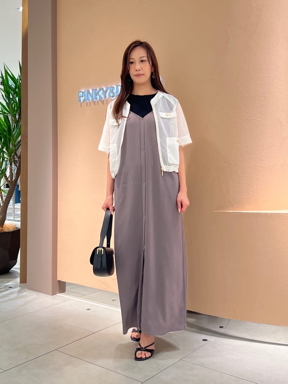 PINKY&DIANNE | ダブルラッセルメッシュブルゾン | Rakuten Fashion
