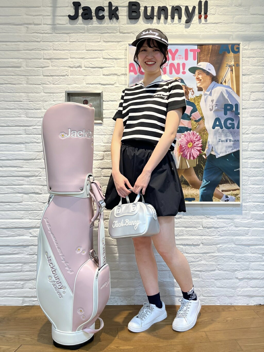Jack Bunny!! | 自立型お花キャディバッグ (46インチ対応) (UNISEX