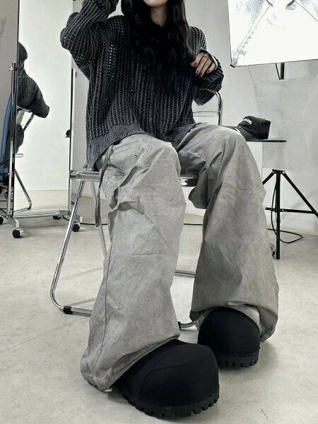 Never mind the XU / Chikashitsu+ | 【XU】mesh zip damage hoodie