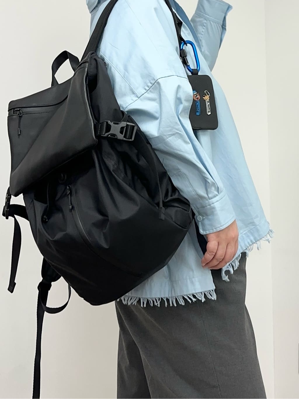 ear PAPILLONNERの【ouchi監修】レザーコンビライトリュックを使ったコーディネートを紹介します。｜Rakuten Fashion(楽天ファッション／旧楽天ブランドアベニュー)6876073
