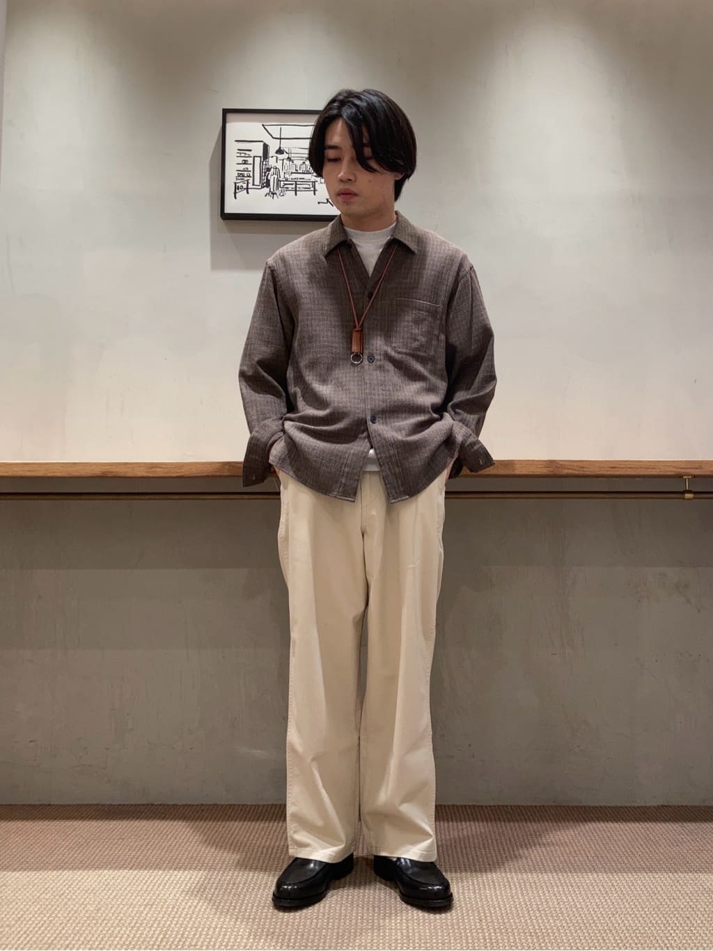 新品 Steven Alan コットンメッシュ チェック オープンカラーシャツ セール】＜Steven Alan＞ コットンメッシュ チェック オープンカラー