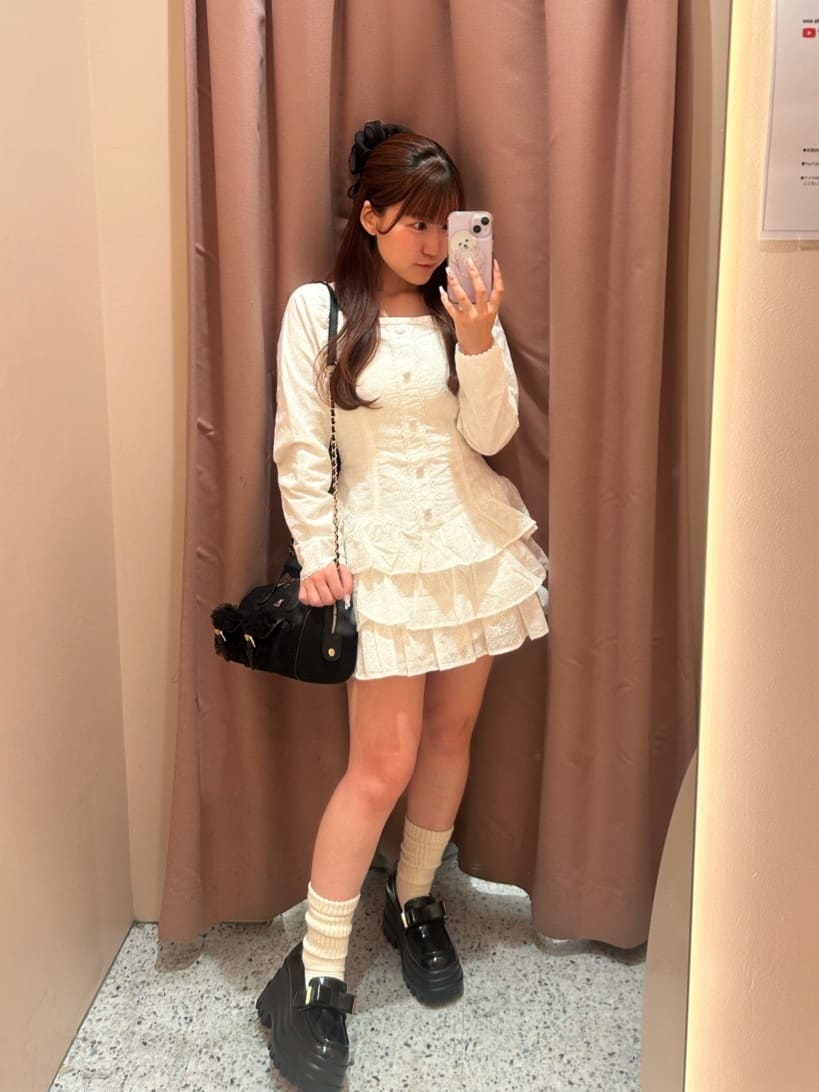one after another NICE CLAUP ティアードミニワンピ one after another NICE CLAUP | 【Denim Collection】ティアード