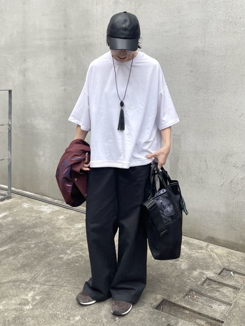 ear PAPILLONNERの【ouchi/ほし企画】ダイヤメッシュ2WAYトートバッグLを使ったコーディネートを紹介します。｜Rakuten Fashion(楽天ファッション／旧楽天ブランドアベニュー)6961819