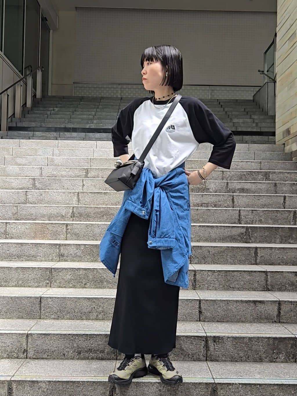 ear PAPILLONNERのKendai×SUM1 STYLE別注ロングTシャツ【SUM1 STYLE】を使ったコーディネートを紹介します。｜Rakuten Fashion(楽天ファッション／旧楽天ブランドアベニュー)6962893