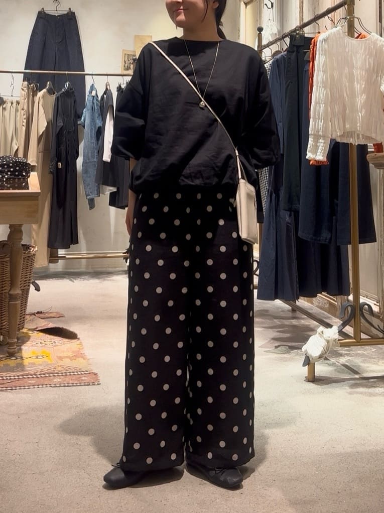 BEARDSLEY | ドットプリントパンツ | Rakuten Fashion(楽天
