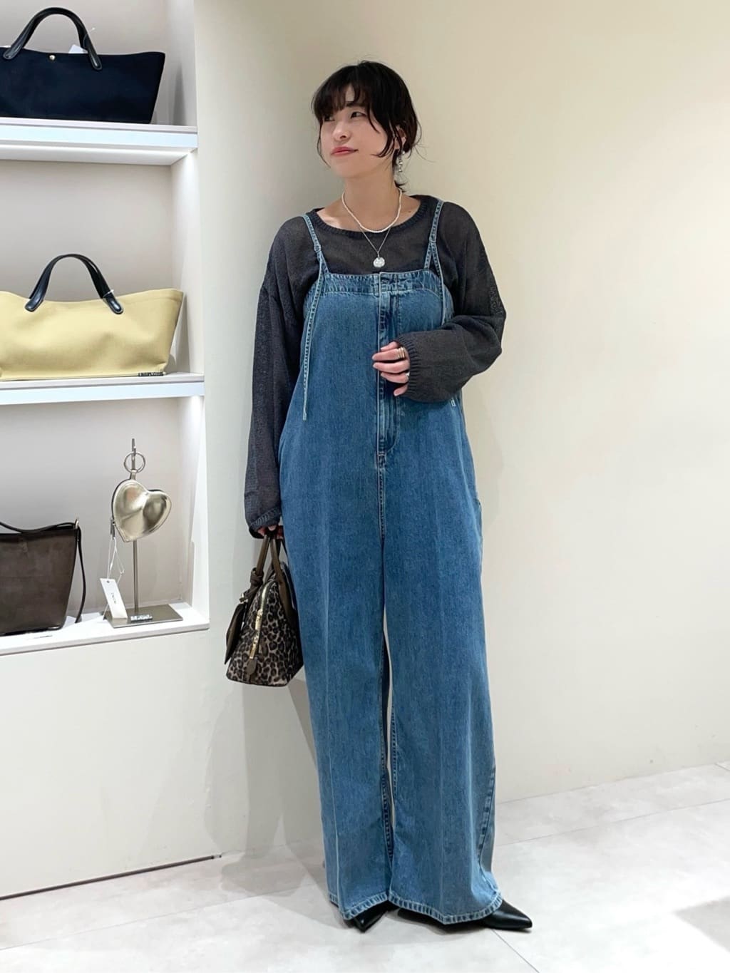 DOUDOU | センタープレスデニムサロペット | Rakuten Fashion(楽天