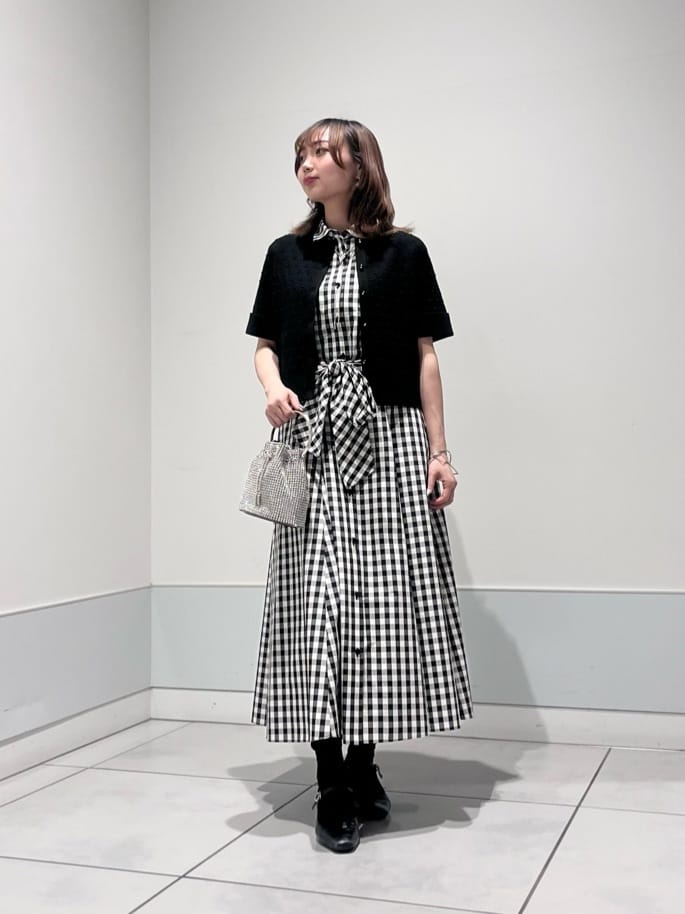 allureville | 【LOULOU WILLOUGHBY】アイレット半袖カーディガン