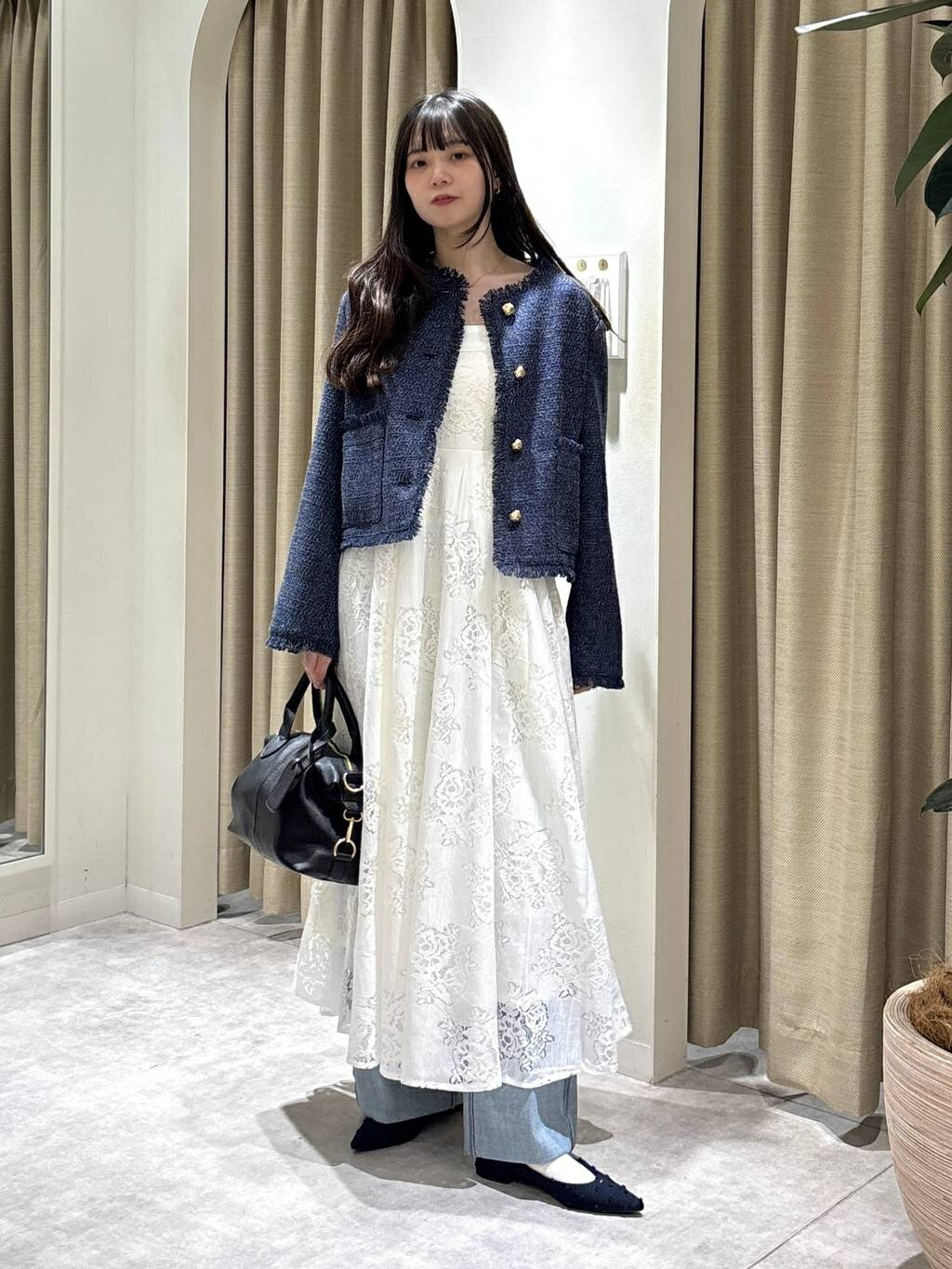 mysty woman | レースキャミワンピシャツSET | Rakuten Fashion(楽天