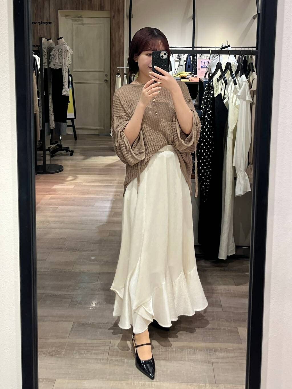 mysty womanの7Gメッシュニット長袖を使ったコーディネートを紹介します。｜Rakuten Fashion(楽天ファッション／旧楽天ブランドアベニュー)6963794