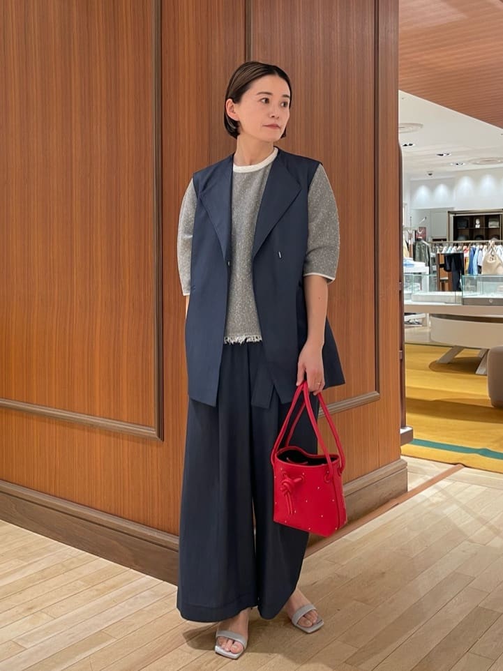 TOMORROWLAND | ラスターデニム ミドルジレ | Rakuten Fashion(楽天