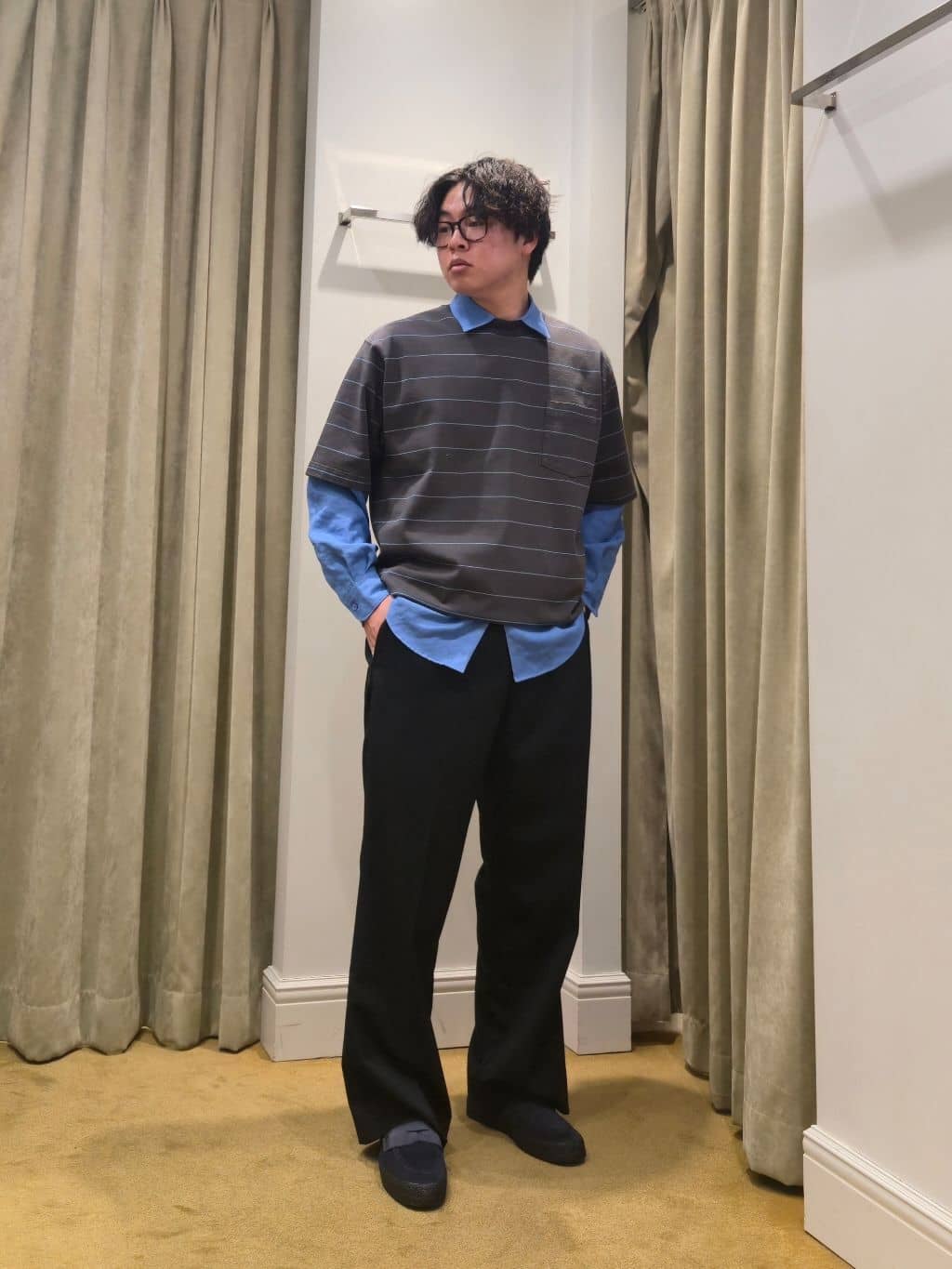 別注 B&Y Dickiesワイド イージー スラックス パンツ　875 32 BEAUTY&YOUTH UNITED ARROWS | 【別注】 <Dickies> ワイド イージー