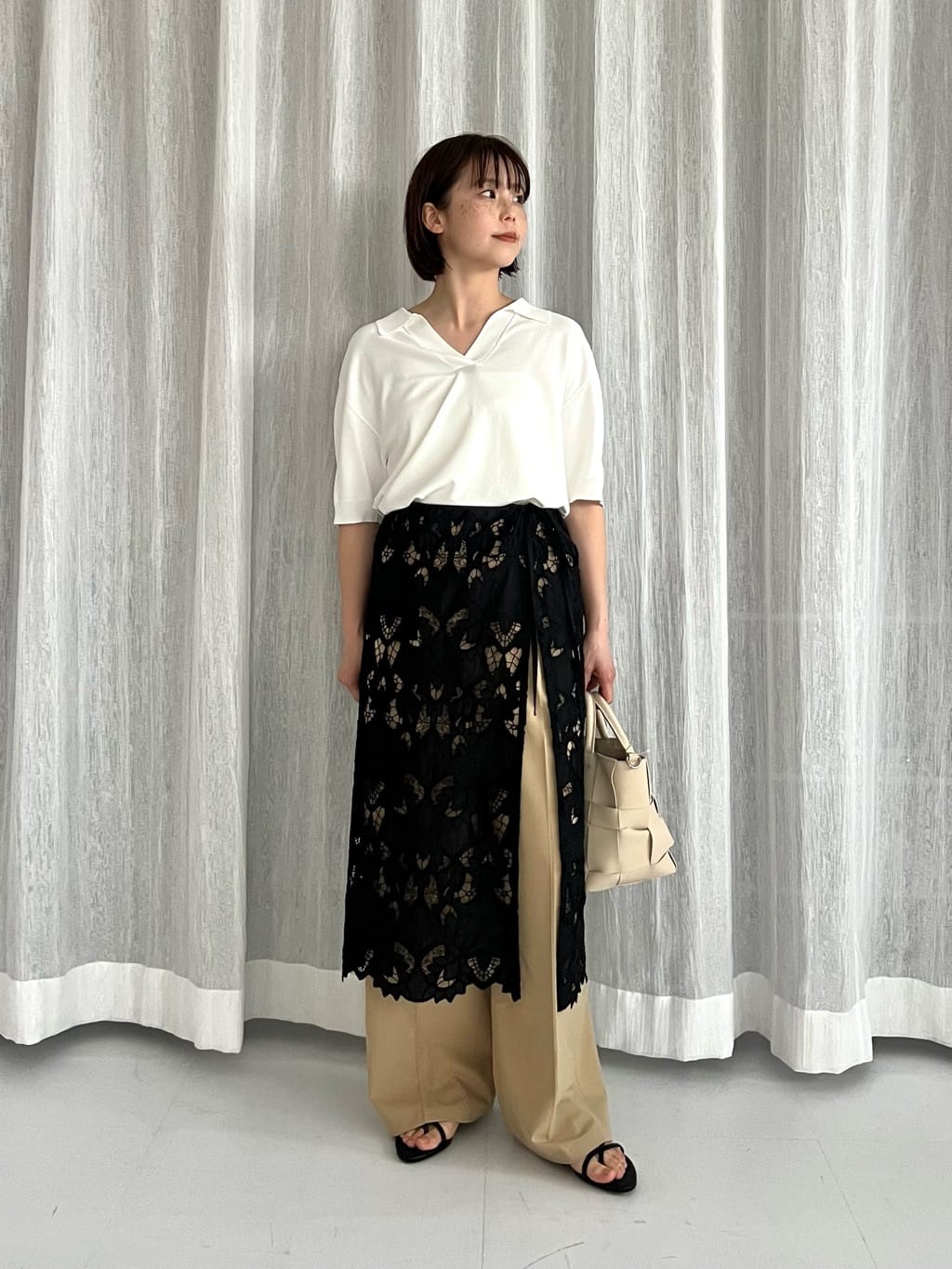 UNITED ARROWS green label relaxing | レース レイヤード スカート
