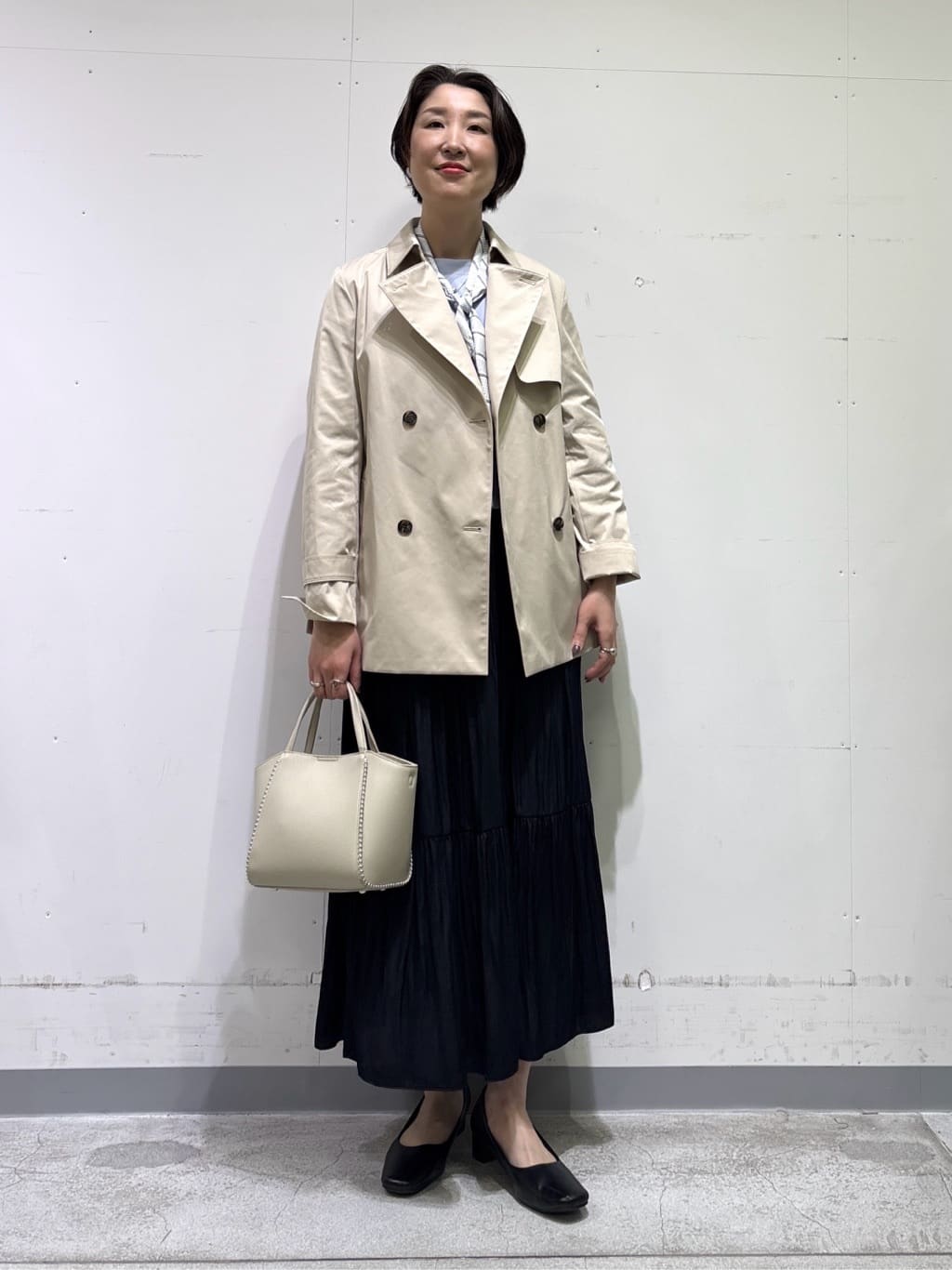 INDIVI | 【花粉付着防止/撥水/UVケア】名品トレンチコート | Rakuten