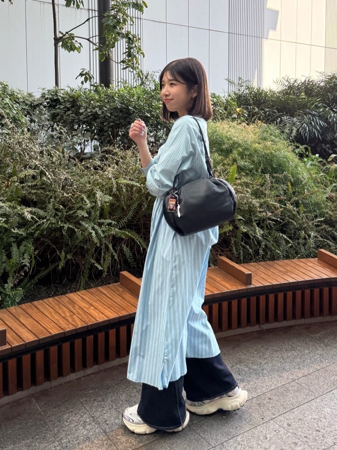 ear PAPILLONNERのコロンボストンバッグを使ったコーディネートを紹介します。｜Rakuten Fashion(楽天ファッション／旧楽天ブランドアベニュー)6970153