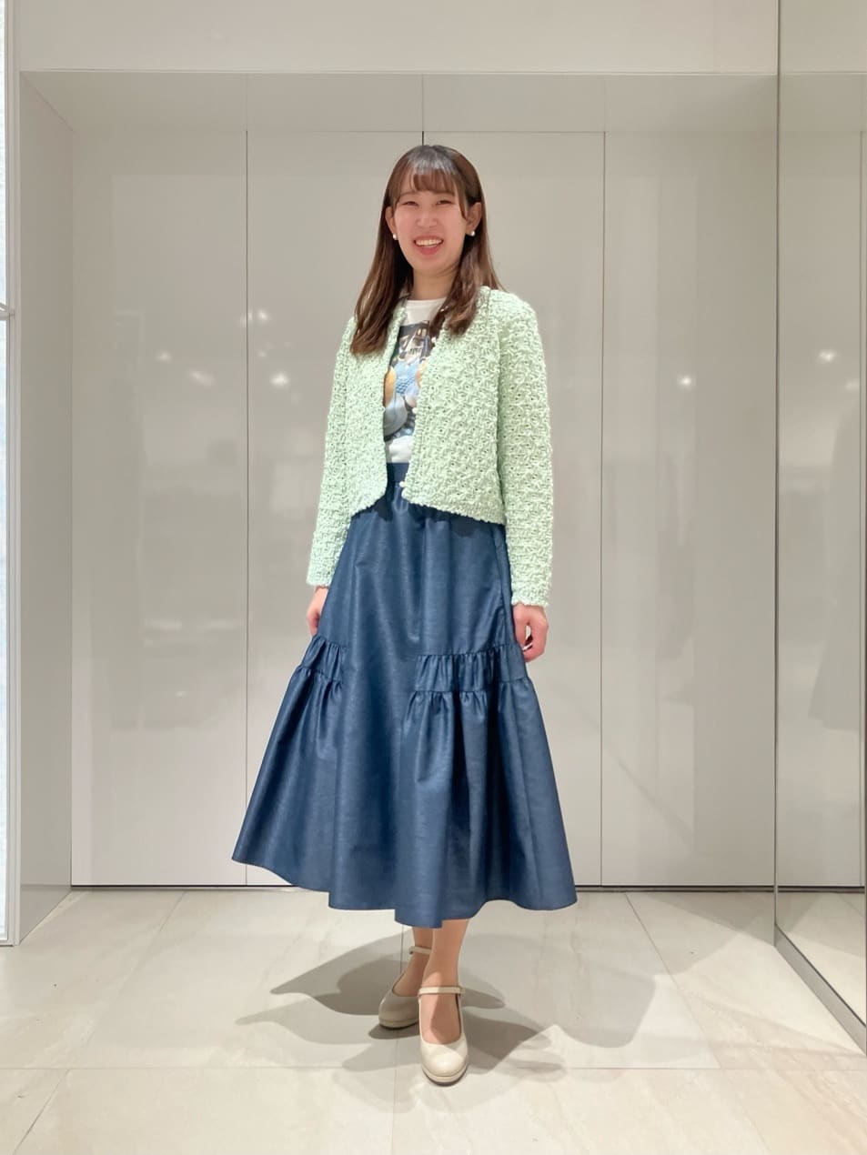 ANAYI | コットン天竺フォトプリントTシャツ | Rakuten Fashion(楽天