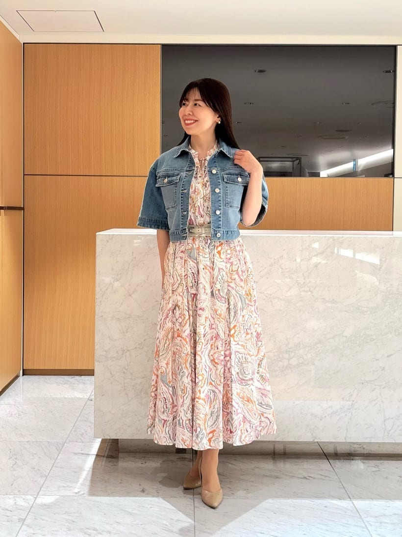 ANAYI | ペイントペイズリープリントフレア ブラウス | Rakuten