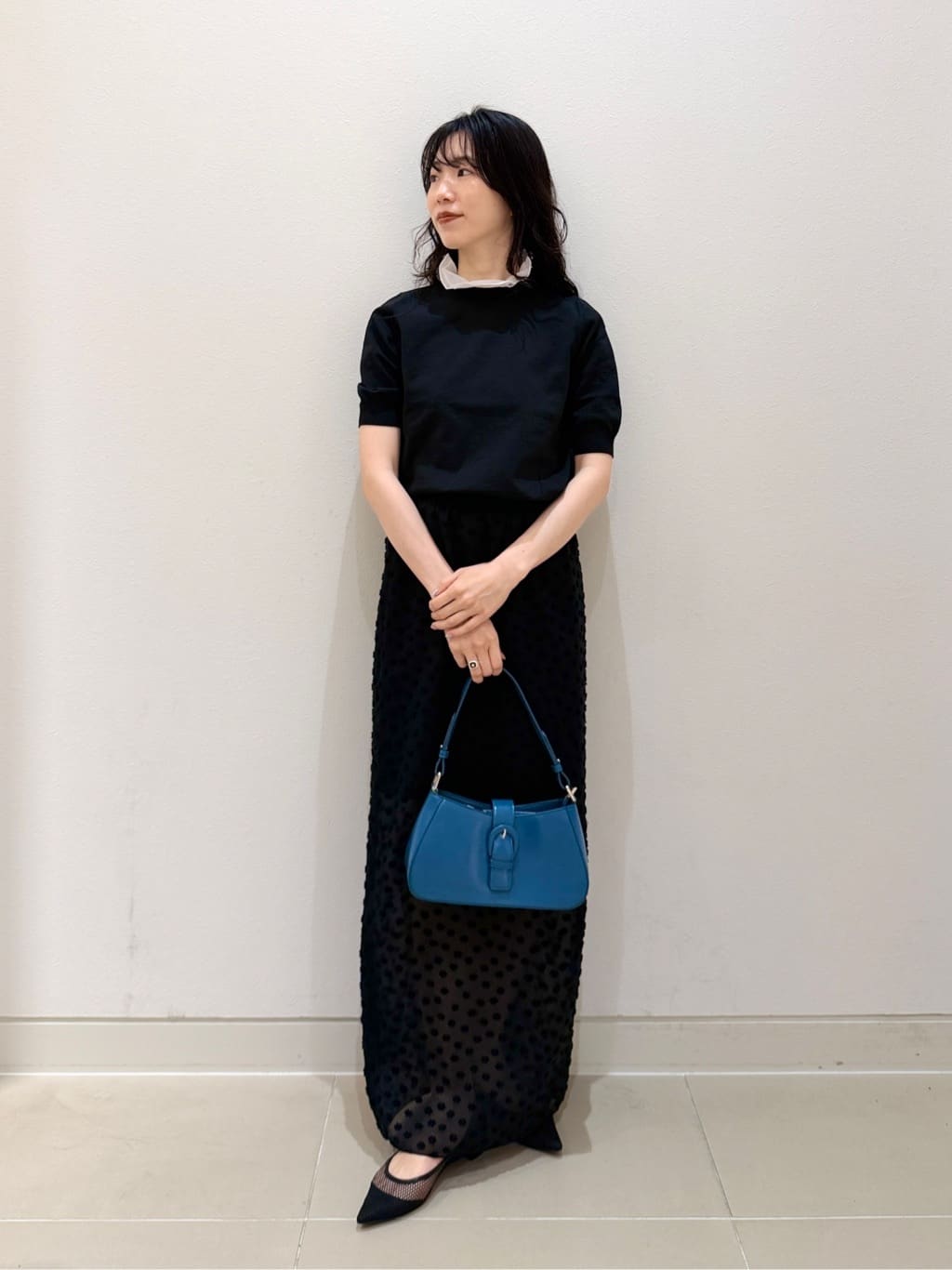 UNITED ARROWS LTD. OUTLET | オーガンジー フリル 2WAY ニット