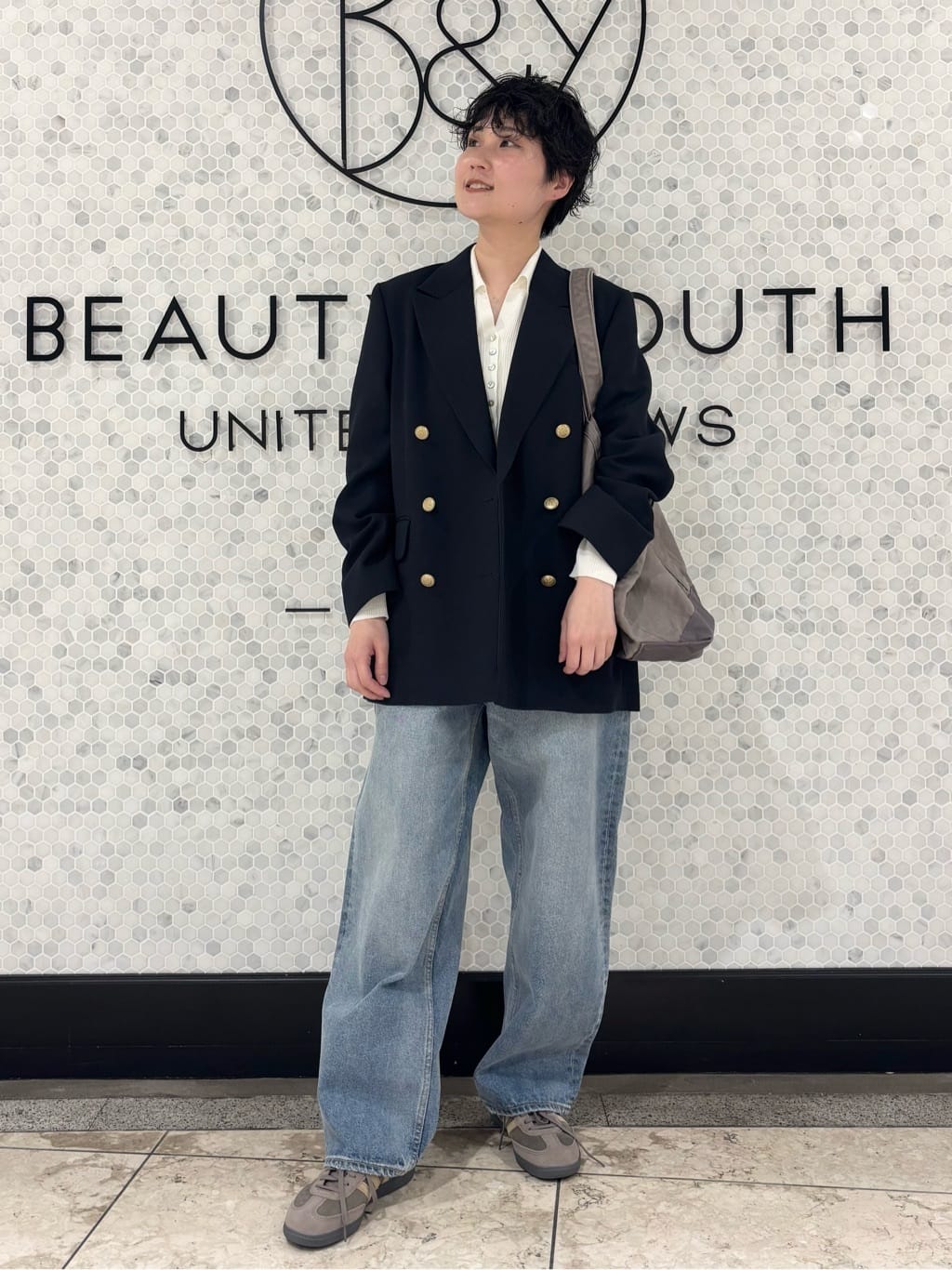 UNITED ARROWS LTD. OUTLET | ポリエステルブレンド ダブル ジャケット