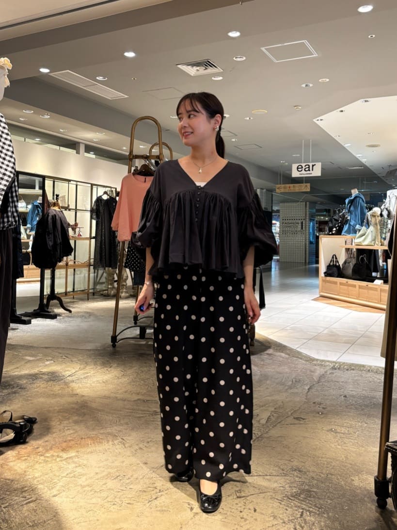 BEARDSLEY | ドットプリントパンツ | Rakuten Fashion(楽天
