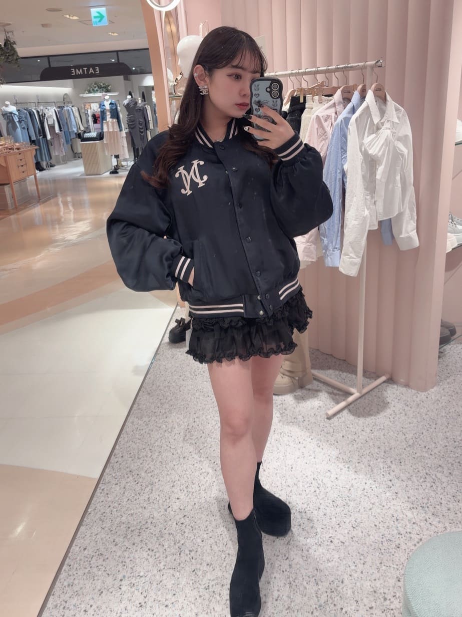 one after another NICE CLAUP | ロゴ入りスカジャン | Rakuten