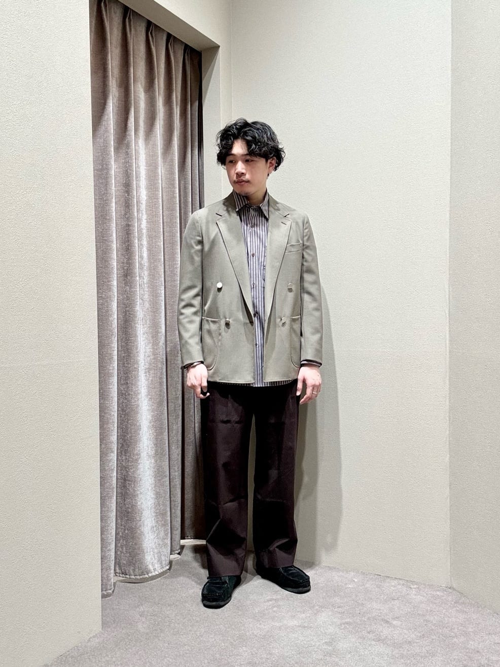UNITED ARROWS green label relaxing | TW トロピカル ダブルブレスト