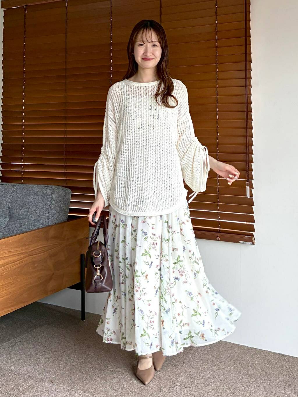 mysty womanの7Gメッシュニット長袖を使ったコーディネートを紹介します。｜Rakuten Fashion(楽天ファッション／旧楽天ブランドアベニュー)6974700