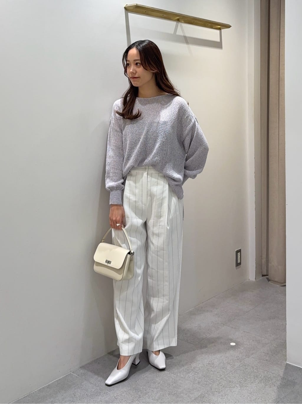 UNITED ARROWS | <conte>ストライプ タック ワイドパンツ | Rakuten